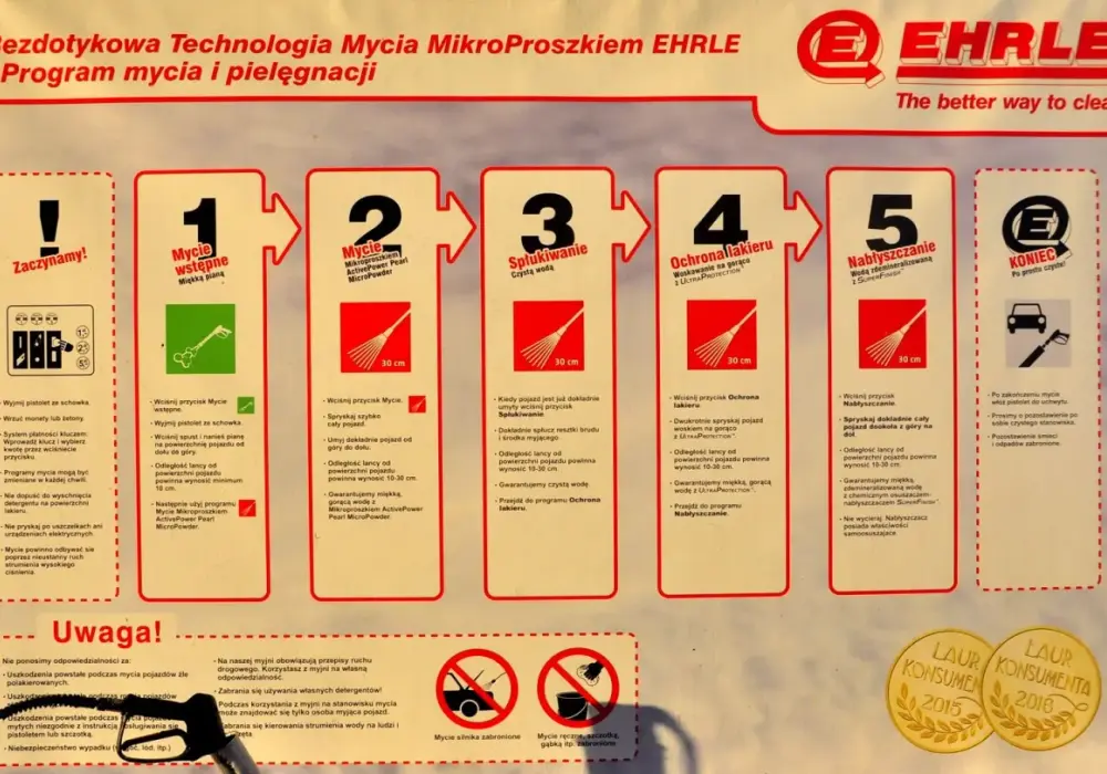 Jakie programy na myjni bezdotykowej zapewnią najlepsze efekty mycia?