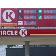 Cennik myjni Circle K: Diesel 6.29/6.64, 95 oktanów 6.59/6.94, LPG 3.14.
